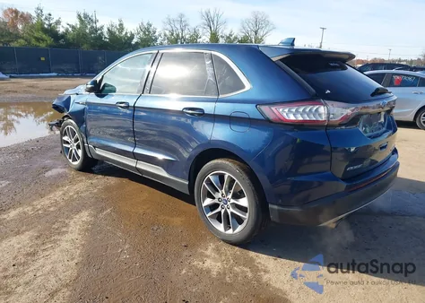 2017 Ford Edge Titanium from USA, damaged, VIN 2FMPK4K94HBC30769